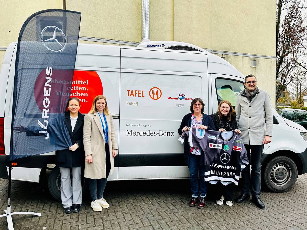 Mercedes Jürgens unterstützt Warenkorb | Caritas Hagen